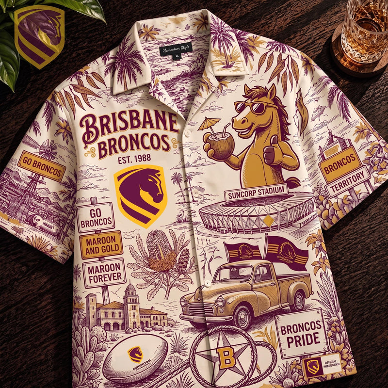 PREMIUM HAWAIIAN SHIRT TLQ DBD BRBR 1707262